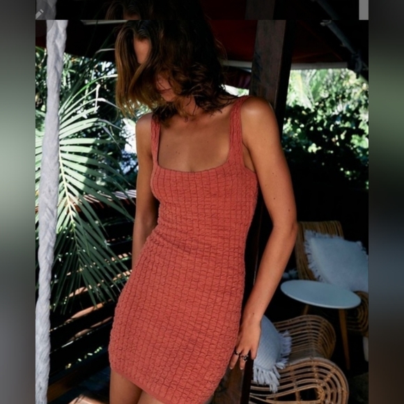 Free People - Beach Collection - Small - Mini Dress - Honey Color - NWT - Picture 2 of 12